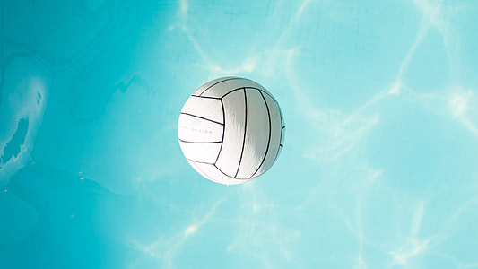 water volleyball on pool thumbnail