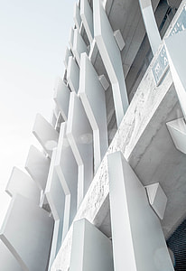 close-up photography of white concrete structure thumbnail