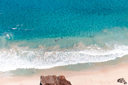 aerial photography of seashore during daytime thumbnail