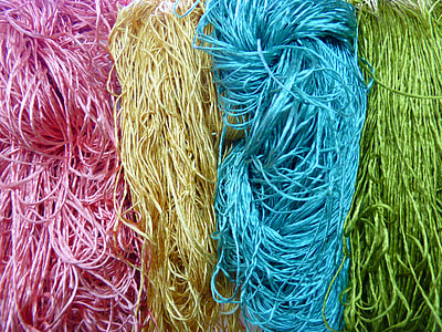 four assorted color of ropes thumbnail