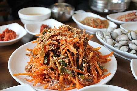 cooked food on plate thumbnail