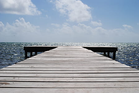landscape photo of wooden dock thumbnail