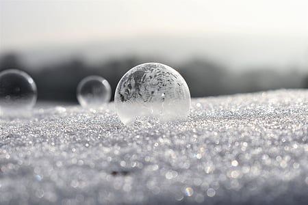 round bubble on gray surface thumbnail