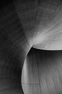 close up photo of gray metal spiral tunnel thumbnail