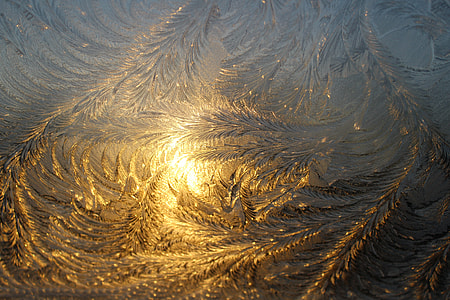 photo of sunset through opaque glass thumbnail