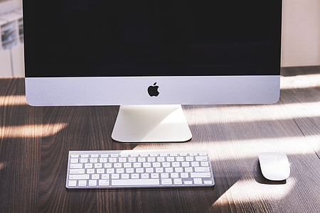 iMac on office desk thumbnail