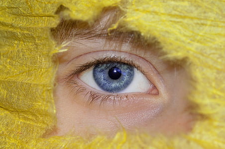 person's gray eye thumbnail