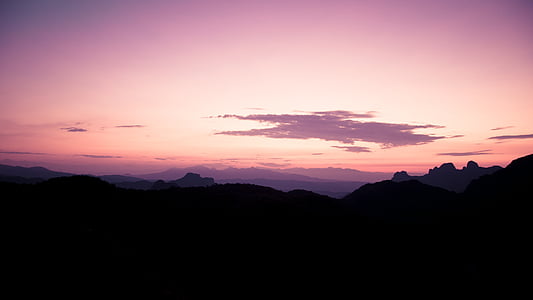 silhouette of mountain thumbnail