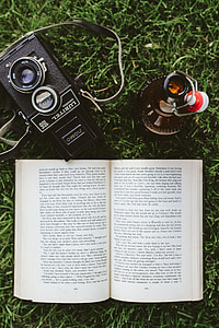 Book on the grass thumbnail