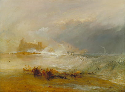 people on seashore painting thumbnail