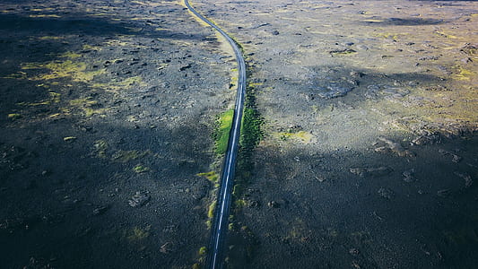 aerial photography of highway thumbnail