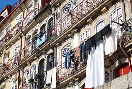 clothes hanged on terrace thumbnail