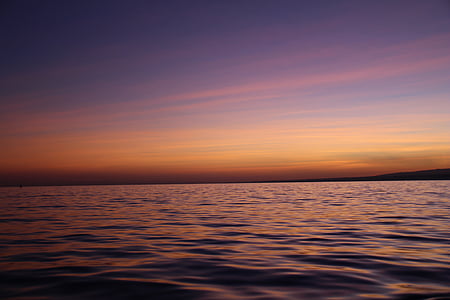 body of water during golden hour thumbnail