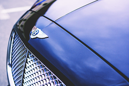 Closeup shot of Bentley luxury car thumbnail