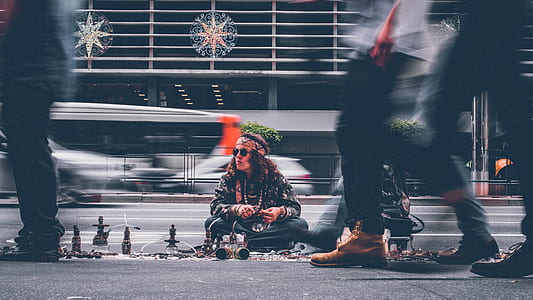 city, road, man, people thumbnail