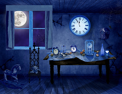 analog table clocks painting thumbnail