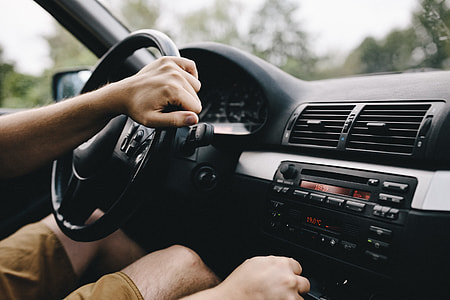 Man driving the car thumbnail