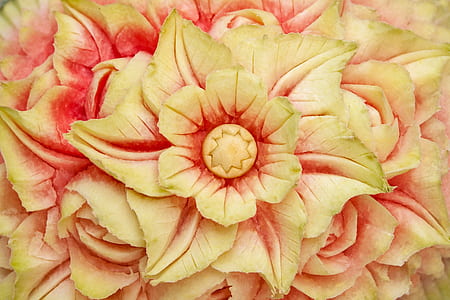 green and red flower fruit art thumbnail