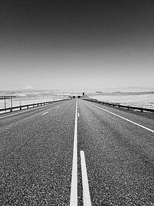 empty gray and white road thumbnail