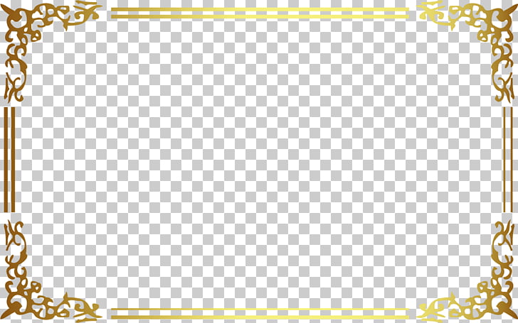 Icon, Ancient golden frame , gold-colored photo frame decor PNG clipart