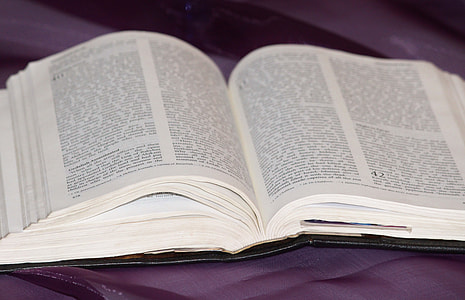 selective focus photo of opened book thumbnail