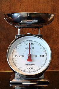 gray stainless steel analog scale at 2000 thumbnail