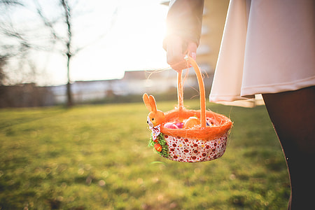 Basket with Colored Easter Eggs thumbnail