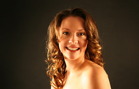Portrait of a Beautiful Women with Golden Hair thumbnail