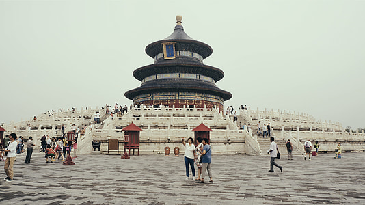 person standing in white concrete temple thumbnail