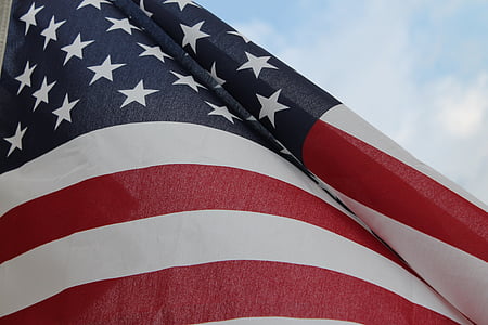 US flag close up photo thumbnail