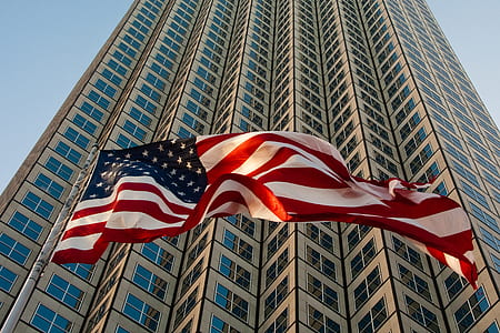 raised flag of United States of America thumbnail