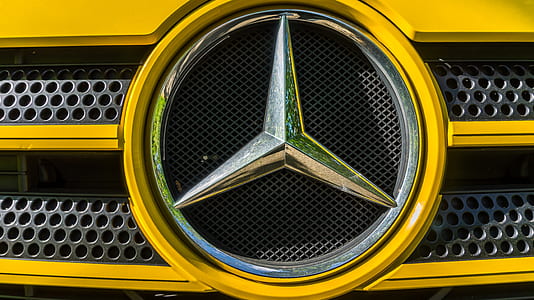 chrome Mercedes-Benz emblem thumbnail