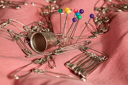 silver safety pins thumbnail