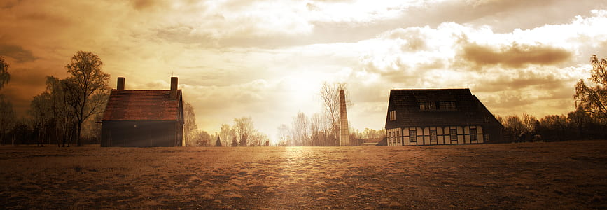 two concrete houses thumbnail