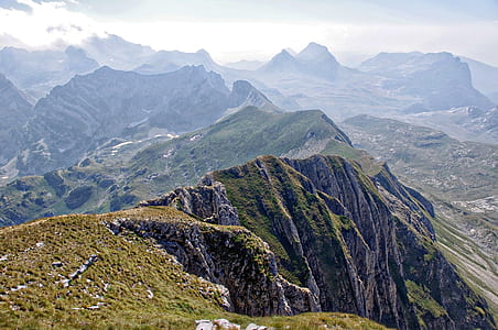 green mountain under blue sky thumbnail