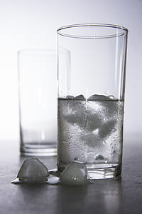 two clear glass drinking cups thumbnail