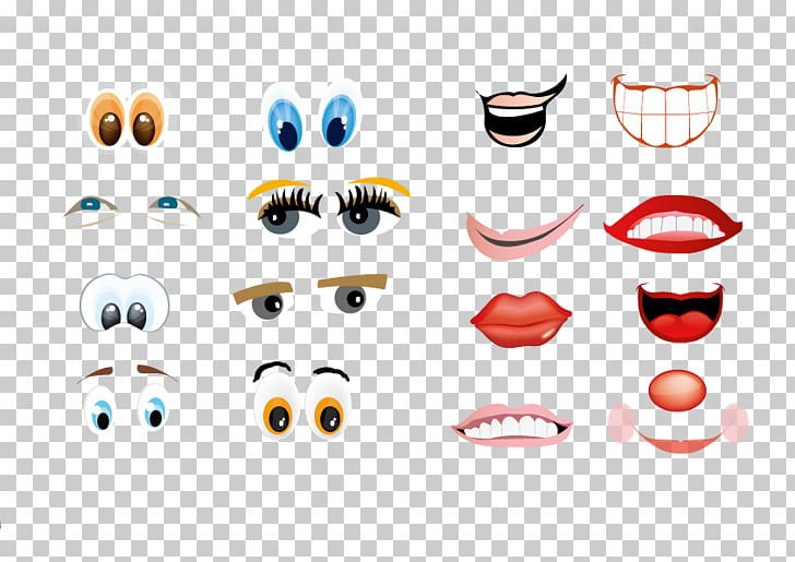 Facial Expression Cartoon Drawing Eyes Ears Nose And Mouth Png Clipart Free Cliparts Uihere
