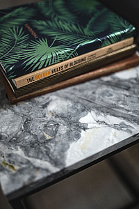 Notebooks on a marble table thumbnail
