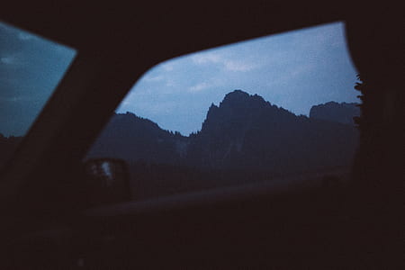 silhouette of mountain thumbnail