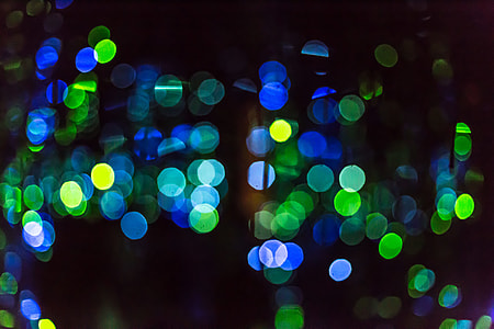 blue and green bokeh lights thumbnail