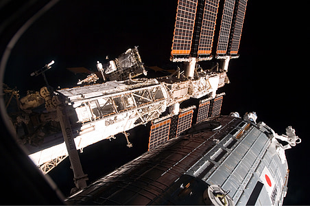 gray and black space station thumbnail