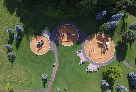aerial photography of park thumbnail
