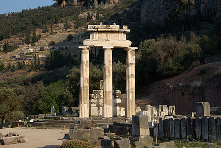 white stone ruins during day thumbnail