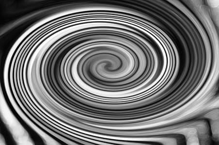 Abstract Black and White Spiral Background thumbnail