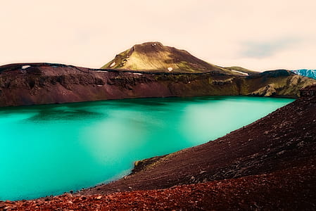 lake near mountain thumbnail