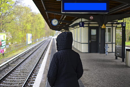 person standing on subway thumbnail