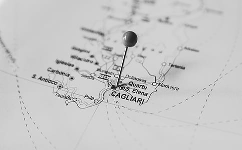 grayscale photography of map pin thumbnail