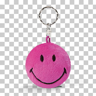 Trolley Token Keyring Smiley Lime background