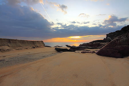 sea, nature, sky, sand thumbnail