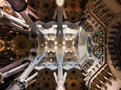 low angle photography of building interior thumbnail